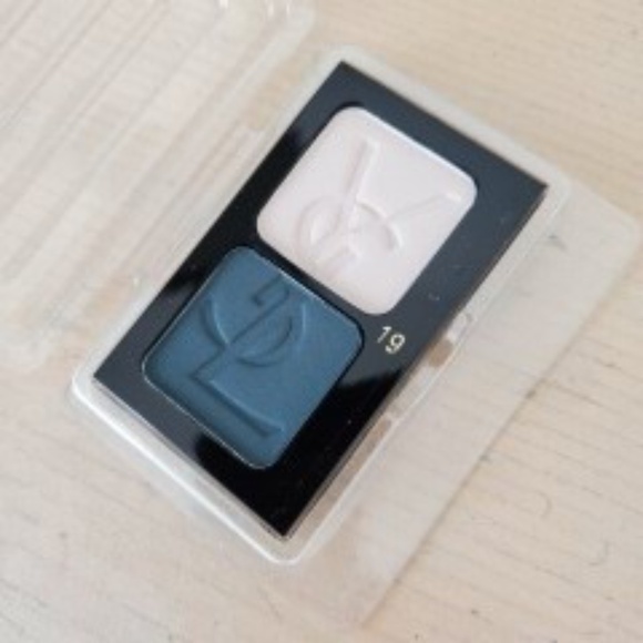 YSL Ombre Duolumieres Graphite Off White Color Eye Shadow Duo  2.8 Grams NEW - Picture 1 of 4